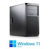 Workstation HP Z2 G4 Tower, Hexa Core i7-8700, 16GB, 512GB SSD, Win 11 Home